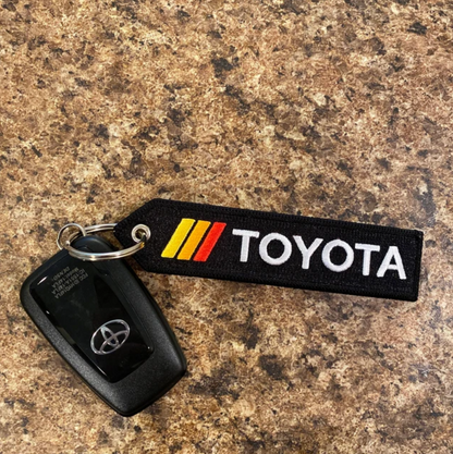Embroidered Keychain for Toyota TRD
